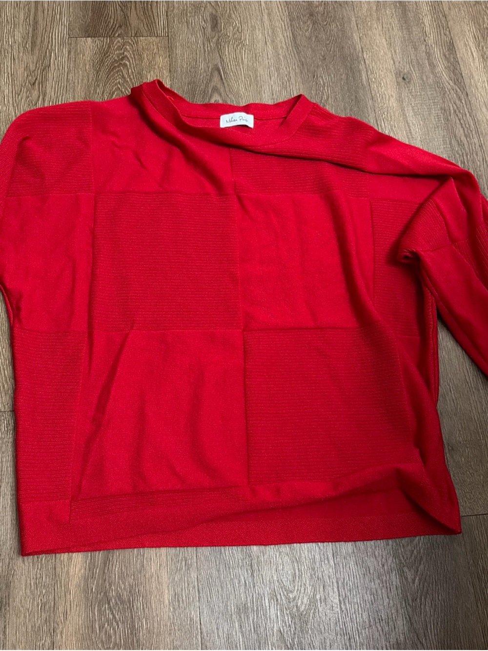 Red Melissa Paige Knit Sweater